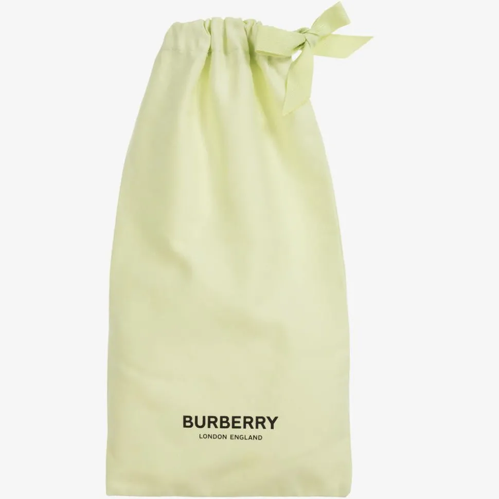 Baby Beige Check Trainers