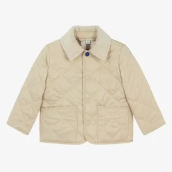 Baby Beige Quilted Jacket