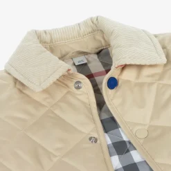 Baby Beige Quilted Jacket