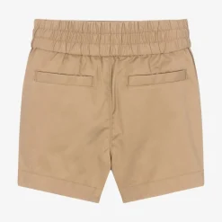 Baby Boys Archive Beige Cotton EKD Shorts