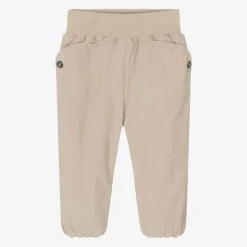 Baby Boys Beige Corduroy Trousers