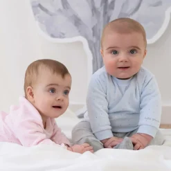 Baby Boys Blue & Grey Elephant Tracksuit