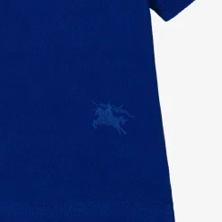 Baby Boys Blue Check Polo Shirt