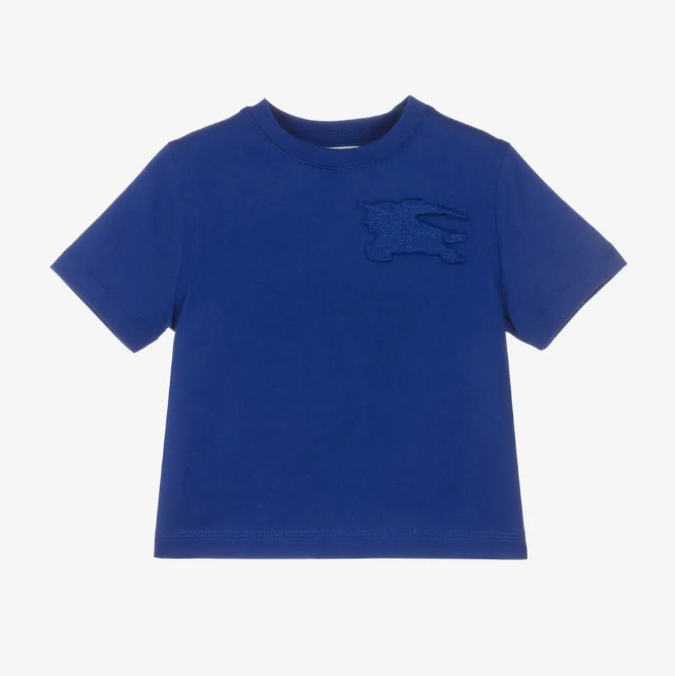 Baby Boys Blue Cotton EKD T-Shirt