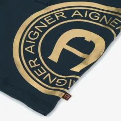 Baby Boys Blue Cotton Polo Shirt