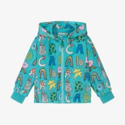 Baby Boys Blue Magical Letters Jacket