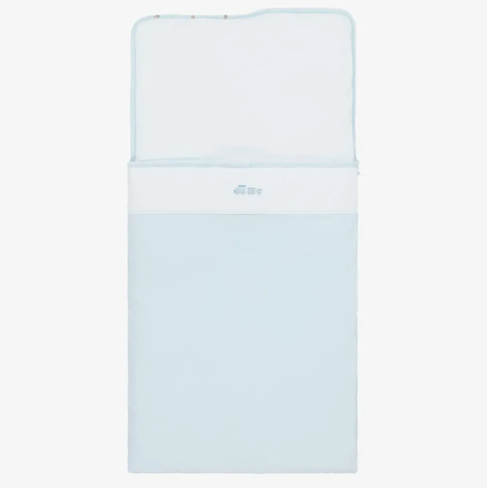 Baby Boys Blue Pima Cotton Fall Medley Nest (77cm)