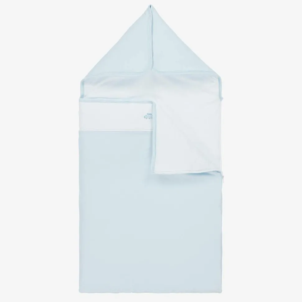 Baby Boys Blue Pima Cotton Fall Medley Nest (77cm)