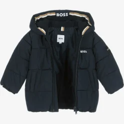 Baby Boys Blue Puffer Jacket