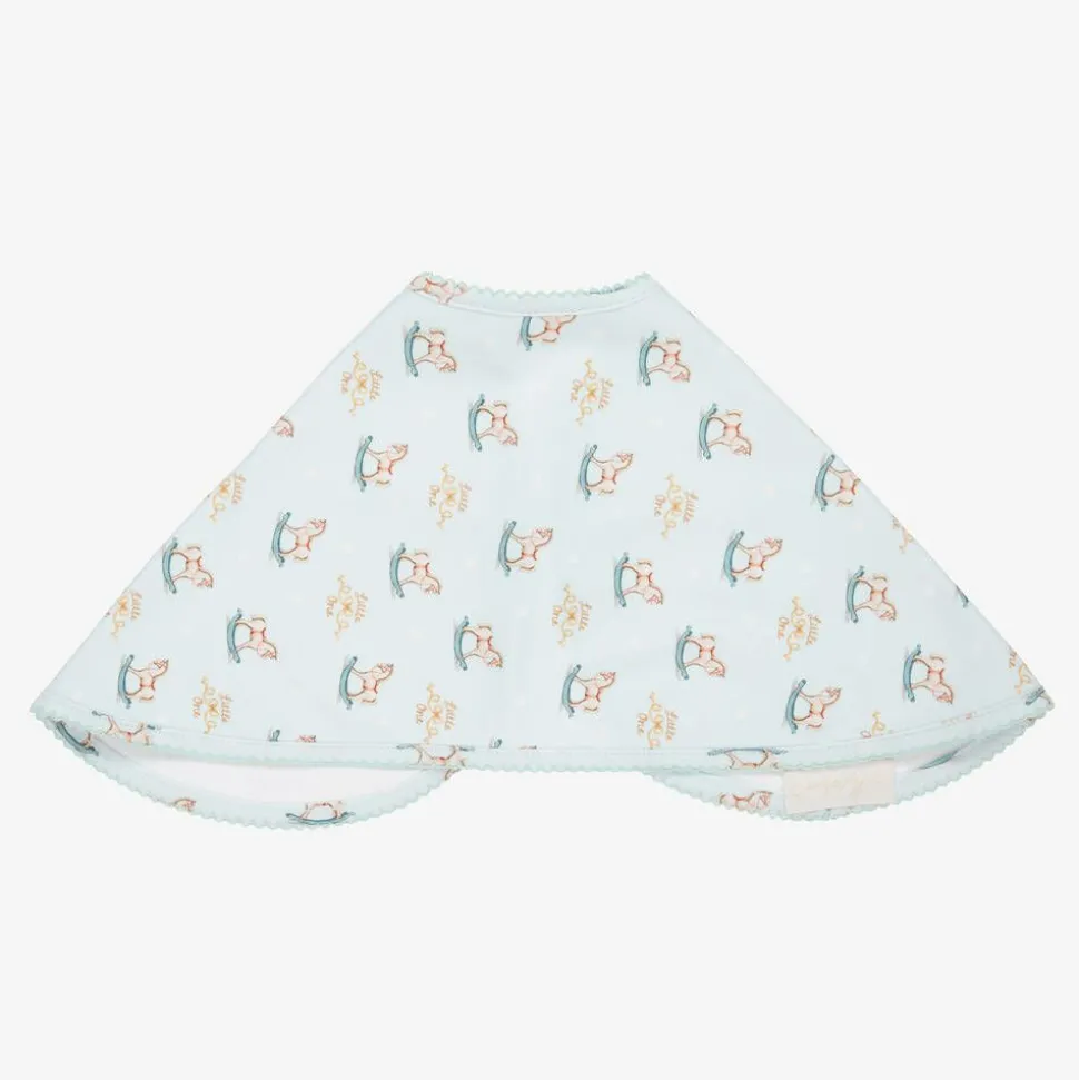 Baby Boys Blue Rocking Horse Burp Cloth (59cm)