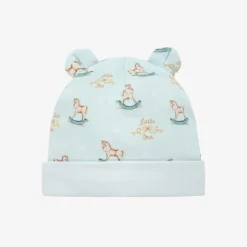 Baby Boys Blue Supima Cotton Rocking Horse Hat