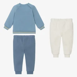 Baby Boys Blue Tracksuit Set