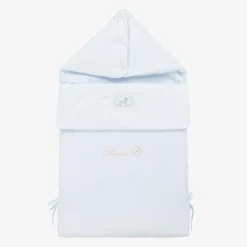 Baby Boys Blue Velour Nest (87cm)