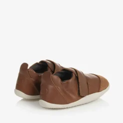 Baby Boys Brown Leather First Walkers