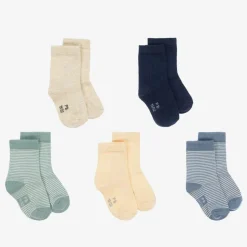 Baby Boys Cotton-Rich Socks (5 Pack)