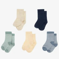 Baby Boys Cotton-Rich Socks (5 Pack)