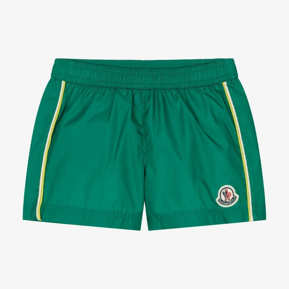 Baby Boys Green Swim Shorts