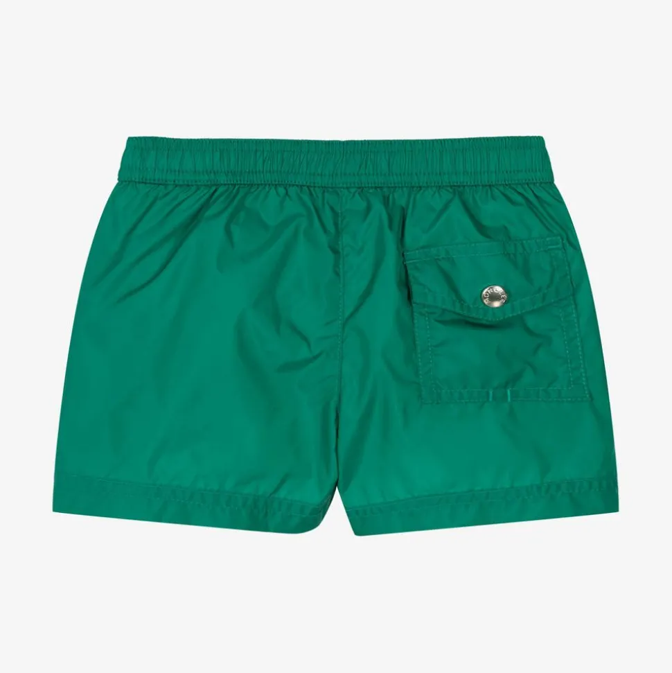 Baby Boys Green Swim Shorts