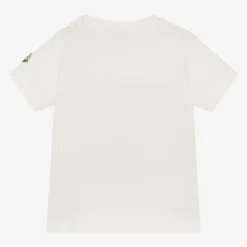 Baby Boys Ivory Cotton T-shirt