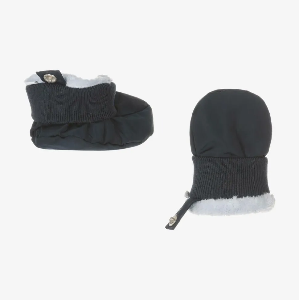 Baby Boys Navy Blue Snowsuit