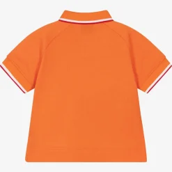 Baby Boys Orange Logo Polo Shirt