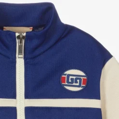 Baby Boys Striped Zip-Up Top