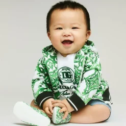 Baby Boys White Cotton T-Shirt