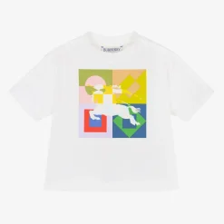 Baby Boys White EKD Cotton T-Shirt