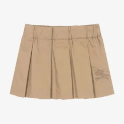 Baby Girls Archive Beige Cotton EKD Skirt