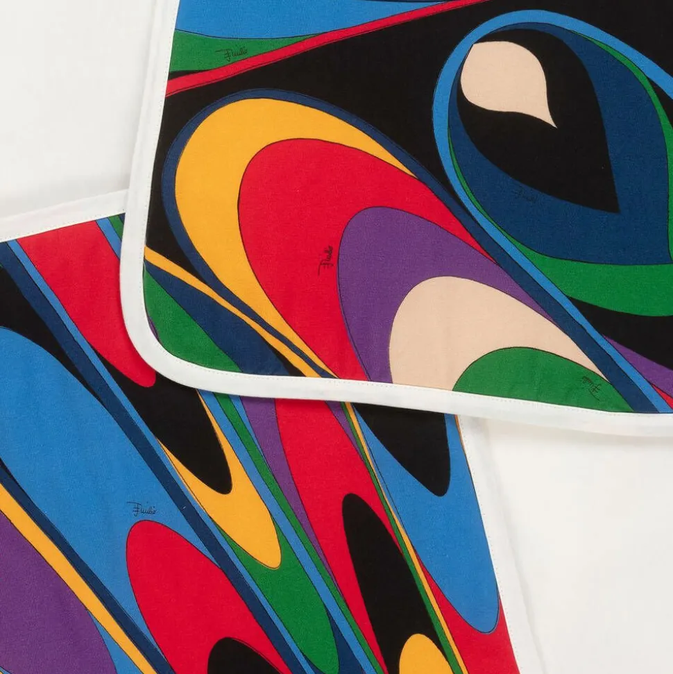 Baby Girls Black & Purple Onde Blanket (88cm)