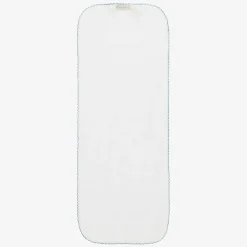 Baby Girls Blue Blooming Bows Cotton Burp Cloth (48cm)