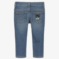 Baby Girls Blue Denim Jeans