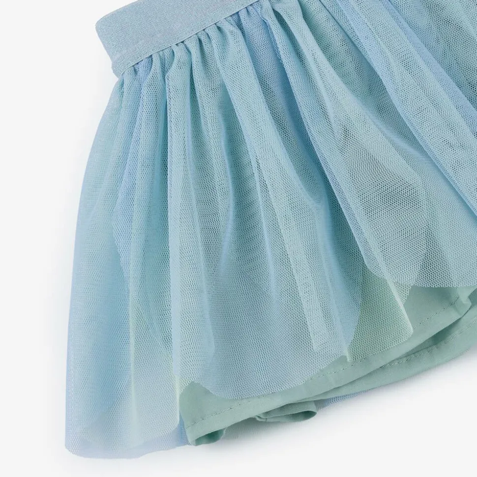 Baby Girls Blue Tulle Skirt
