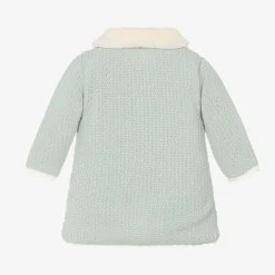 Baby Girls Green Knitted Coat