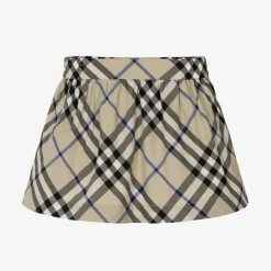 Baby Girls Grey Check Cotton Skirt