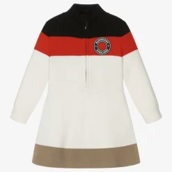 Baby Girls Icon Stripe Merino Wool Dress