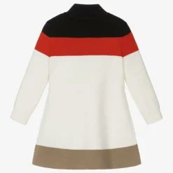 Baby Girls Icon Stripe Merino Wool Dress