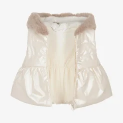 Baby Girls Ivory & Brown Leggings Set