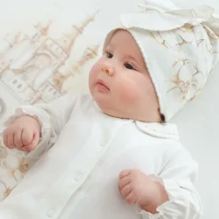 Baby Girls Ivory Cotton Blanket Gift Set