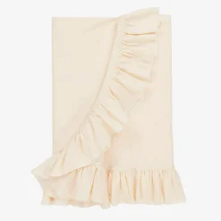 Baby Girls Ivory Cotton Blanket (90cm)