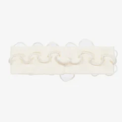Baby Girls Ivory Cotton Headband