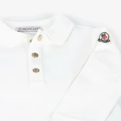 Baby Girls Ivory Cotton Piqué Dress