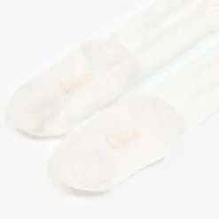 Baby Girls Ivory Cotton Tights