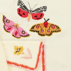 Baby Girls Ivory Knit Butterfly Shawl (73cm)