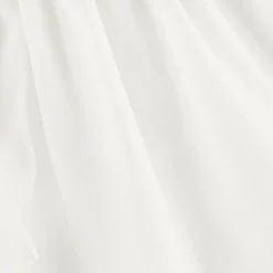 Baby Girls Ivory Organza & Lace Dress