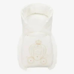 Baby Girls Ivory Padded Nest (63cm)