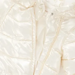Baby Girls Ivory Padded Snowsuit