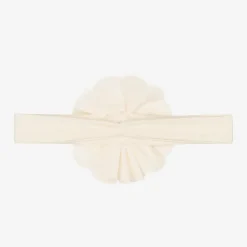 Baby Girls Ivory Pima Cotton Headband
