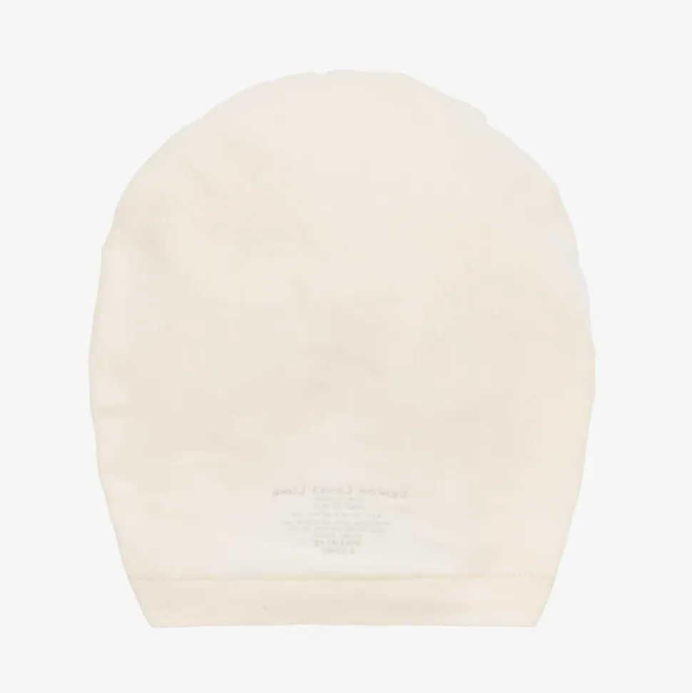 Baby Girls Ivory Pima Cotton Hat