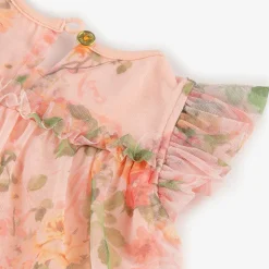 Baby Girls Pale Pink Floral Dress